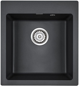 Мойка гранитная Paulmark KANTE 45, мойка, гранит, антрацит pm104651-an