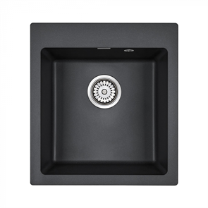 Мойка гранитная Paulmark KANTE 45, мойка, гранит, черный pm104651-bl