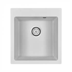 Мойка гранитная Paulmark KANTE 45, мойка, гранит, белый pm104651-wh