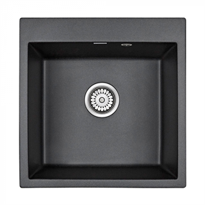 Мойка гранитная Paulmark KANTE 50, мойка, гранит, черный pm105152-bl