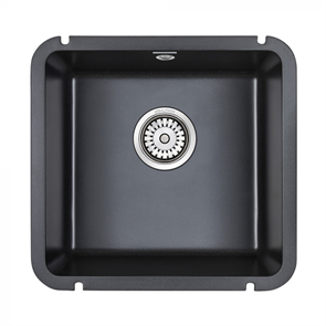 Мойка гранитная Paulmark UNTER, мойка, гранит, черный pm204543-bl