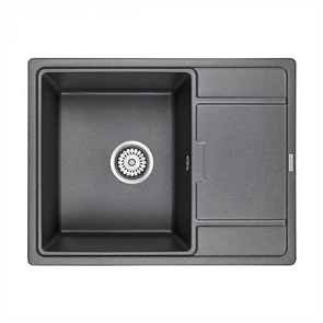 Мойка гранитная Paulmark FLUGEN 50-650, мойка, гранит, графит pm216550-dg