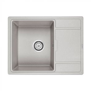 Мойка гранитная Paulmark FLUGEN 50-650, мойка, гранит, серый pm216550-gr