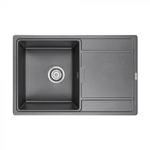 Мойка гранитная Paulmark FLUGEN 50-780, мойка, гранит, графит pm217850-dg