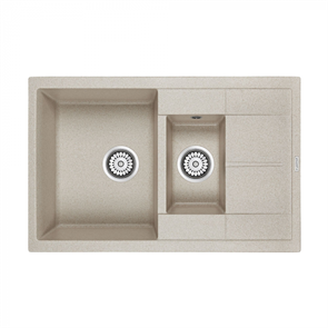 Мойка гранитная Paulmark FLUGEN 60/1,5, мойка, гранит, бежевый pm237850-be