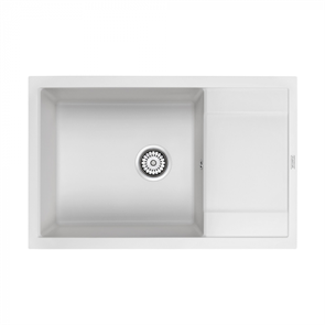 Мойка гранитная Paulmark FLUGEN 60, мойка, гранит, белый pm317850-wh