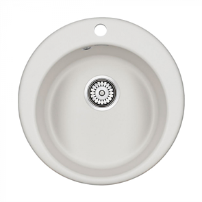 Мойка гранитная Paulmark GELEGEN 50, мойка, гранит, белый pm404800-wh