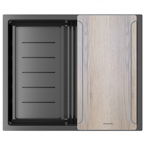 Paulmark NEXT-MULTI SINK 54 UNI, мойка, нержавеющая сталь, вороненая сталь pm785445-gm