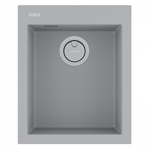 Мойка гранитная Paulmark DECORATION 41, мойка, гранит, серый pm934150-ugr