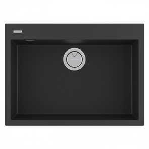 Мойка гранитная Paulmark DECORATION 69, мойка, гранит, антрацит pm936950-an