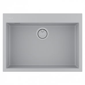 Мойка гранитная Paulmark DECORATION 69, мойка, гранит, серый pm936950-ugr