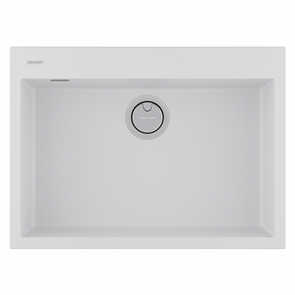Мойка гранитная Paulmark DECORATION 69, мойка, гранит, белый pm936950-wh