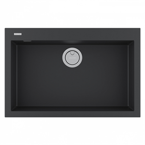 Мойка гранитная Paulmark DECORATION 76, мойка, гранит, антрацит pm937650-an