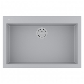 Мойка гранитная Paulmark DECORATION 76, мойка, гранит, серый pm937650-ugr