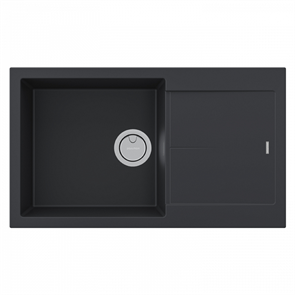 Мойка гранитная Paulmark EXTENSIO 86, мойка, гранит, антрацит pm988650-an