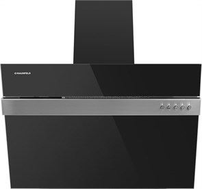 Кухонная вытяжка MAUNFELD Bridge Line 50 черный\вставка сатин ут000009030
