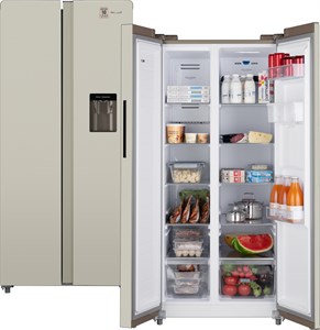 Холодильник Weissgauff WSBS 600 Be NoFrost Inverter Water Dispenser 431527