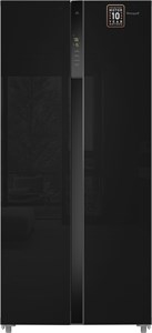 Холодильник Weissgauff WSBS 500 Inverter NoFrost Black Glass 433051