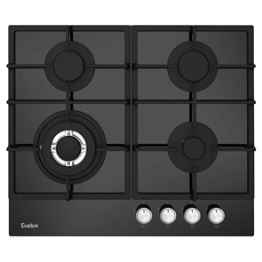 Встраиваемая газовая варочная панель EVELUX HEG 655 BG 00000019047