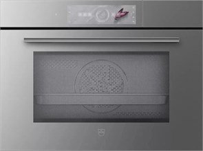 Встраиваемый комбинированный паровой шкаф V-ZUG CombiSteamer V6000 45M CSM6T-23041 (платиновое стекло) csm6t-23041 платина