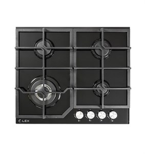 Встраиваемая газовая варочная панель Lex GVG 640-1 BL chao000176