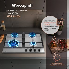 Газовая поверхность Weissgauff HGG 641 XV 404318