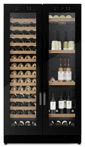 Встраиваемый винный шкаф CASO WineChef Duo 122 Black winechef duo 122 black