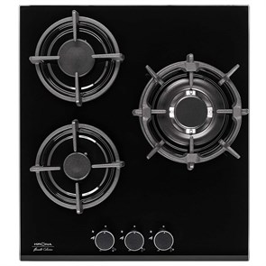 Встраиваемая газовая варочная панель Krona FIERO 45 BL 00026349