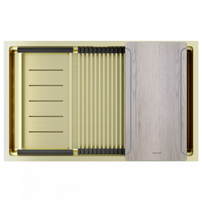 Мойка Paulmark NEXT-MULTI SINK 74 UNI PM787445-LG светлое золото pm787445-lg