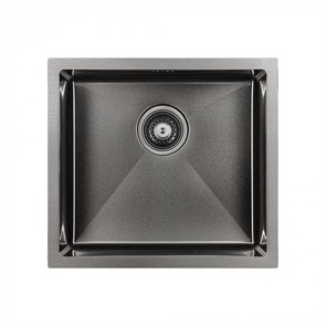 Металлическая мойка Paulmark MARX  PM214844-GM  Вороненая сталь GM pm214844-gm