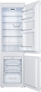 Hansa BK316.3FNA холодильник-морозильник встраиваемый, 238 л, класс энергопотребления А+, NoFrost, 54x54x176,9 см, белый