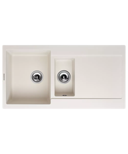Кухонная мойка Kuppersberg Modena 1,5B2D WHITE 00008335