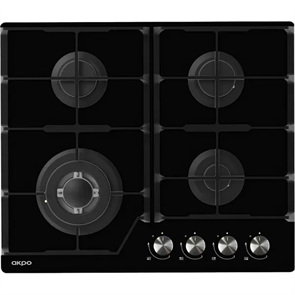 Встраиваемая газовая варочная панель Akpo PGA 604 HGC-T BL ak-16023