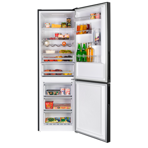 Холодильник Maunfeld MFF185NFB черный (двухкамерный)