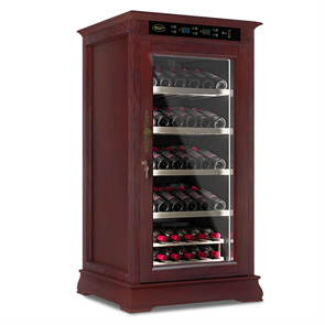 ColdVine C66-WM1 (Classic) винный шкаф отдельностоящий, 200 л, 700х650х1330 мм, махагон