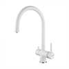 Смеситель для кухни Paulmark Heller He213218-431 белый матовый he213218-431 - фото 108413