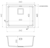 Кухонная мойка Alveus QUADRIX 50 PEBBLE-G02M бежевый (1108035) 1108035 - фото 130631