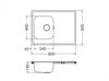 Кухонная мойка Alveus CLASSIC PRO 30 SAT-90 (1130469) 1130469 - фото 131356