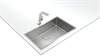 Teka FLEXLINEA RS15 71.40 M-XT 1B, мойка, нержавеющая сталь 115000054 - фото 132162