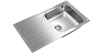Металлическая мойка Teka UNIVERSE 50 T-XP 1B 1D PLUS POLISHED 115110022 - фото 132261