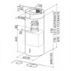 Островная вытяжка Faber CYLINDRA ISOLA PLUS BK MATT A37 335.0572.104 335.0572.104 - фото 137797
