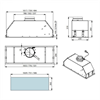 Встраиваемая вытяжка Falmec Gruppo Incasso Evo 70 P.E. (600/960 м3/ч) CGIW70.E11P2#ZZZI461F cgiw70.e11p2#zzzi461f - фото 149202