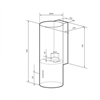 Каминная вытяжка Lex Gamma 350 Black chti000413 - фото 150154