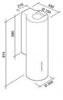 Вытяжка пристенная Falmec Polar Rame 35 CPWN90.E4P2#ZZZA491F cpwn90.e4p2#zzza491f - фото 150856