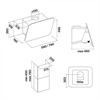 Вытяжка пристенная Falmec Tab White 60 см CTCN60.E0P2#ZZZB491F ctcn60.e0p2#zzzb491f - фото 150980