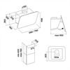 Вытяжка пристенная Falmec Tab Black 60 см CTCN60.E0P2#ZZZN491F ctcn60.e0p2#zzzn491f - фото 150982
