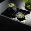 Индукционная варочная панель со встроенной вытяжкой Falmec Quantum PRO 90CM Black Glass CUZQ90.03P8#ZZZN460F cuzq90.03p8#zzzn460f - фото 151001