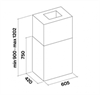 Островная вытяжка Falmec Altair Is Steel 60 CVOI60.E0P2#ZZZI491F cvoi60.e0p2#zzzi491f - фото 151133