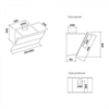 Настенная вытяжка Falmec VERSO 85 GRAY CVXN85.E0P2#ZZZA491F cvxn85.e0p2#zzza491f - фото 151152