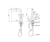 Смеситель для кухни Paulmark Dosse Do214418-401 антрацит do214418-401 - фото 151580